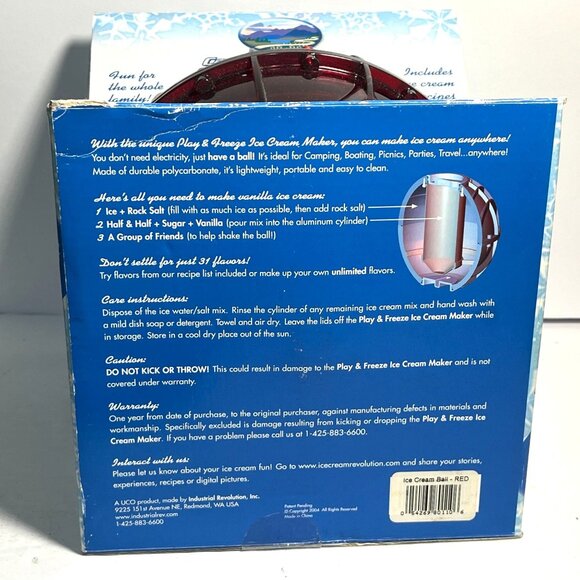 Campers Dream Play and Freeze Ice Cream Maker Ball 2004 - Picture 6 of 6